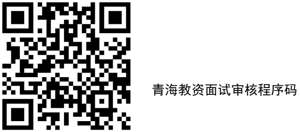 青海教资面试审核程序码